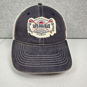 Santa Rosa Beach‎ Florida Hat Cap Snapback Adjustable Mesh Back